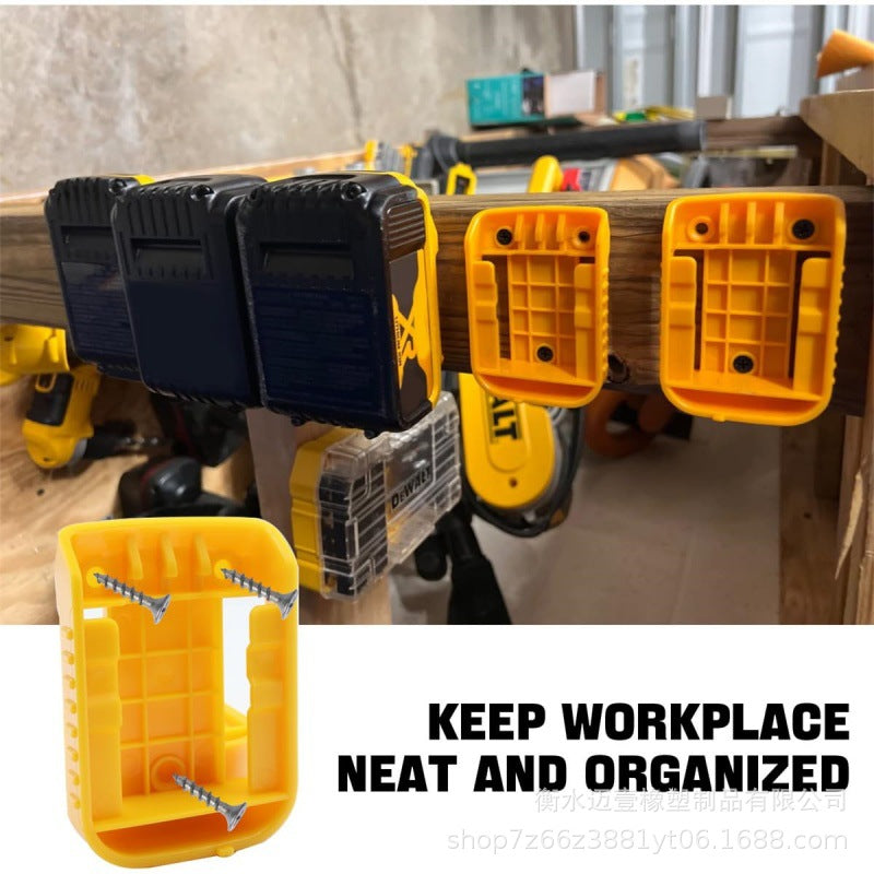 🔥Limited Edition, Only 100 Sets Left! - 5Packs Tool Holders for DeWalt 14.4V/18V/20V & Milwaukee M1818V lithium batteries tool mounting base electric drill