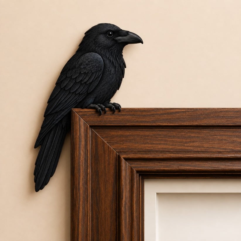 🐦✨Wooden Chickadee Door Topper