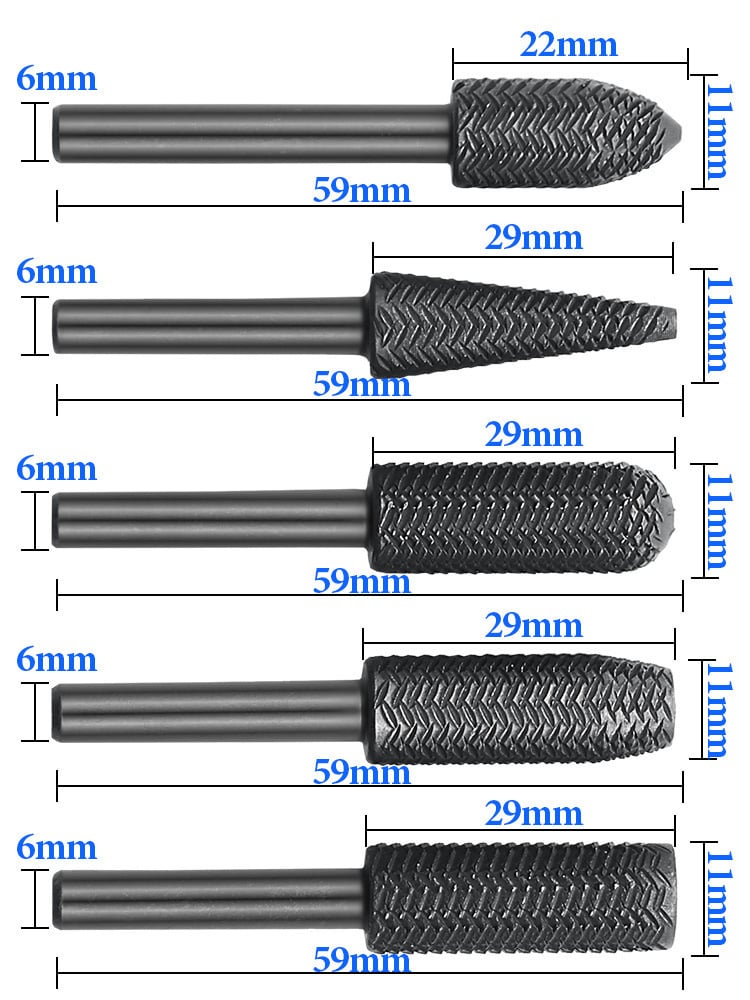 🔩 BUY 2 GET 1 FREE! ✨ 5-Piece Rotating Steel File Set – Deburing, grinding & durable – For metal, wood or plastic – ideal for precision crafting or DIY 🛠️