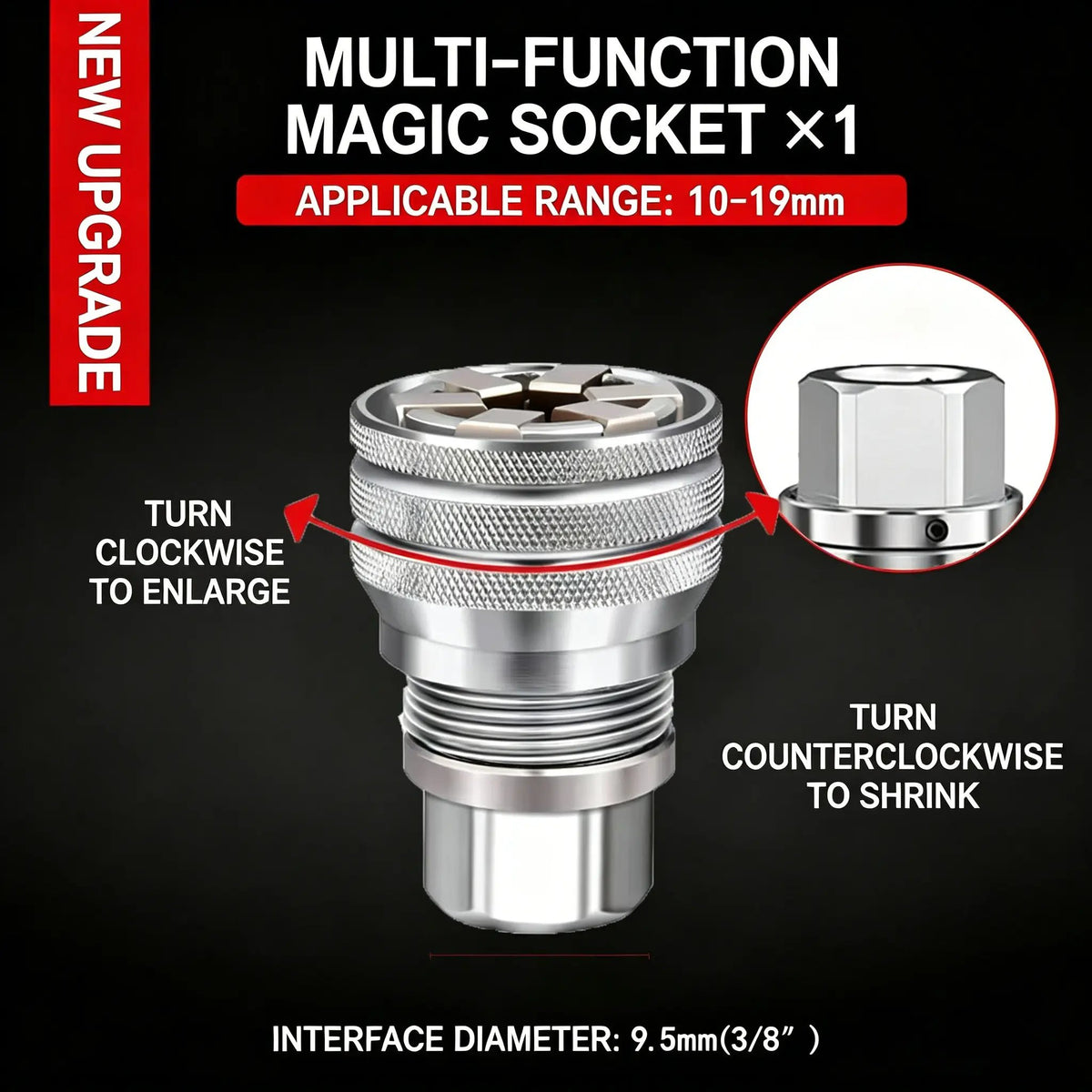 Multi-Function Universal Socket Wrench Tool