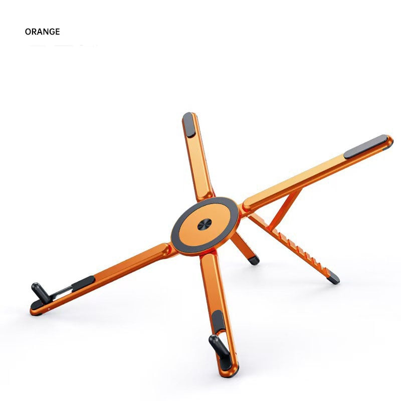 Adjustable Foldable Laptop Stand with Magnetic Phone Holder – Ergonomic & Portable