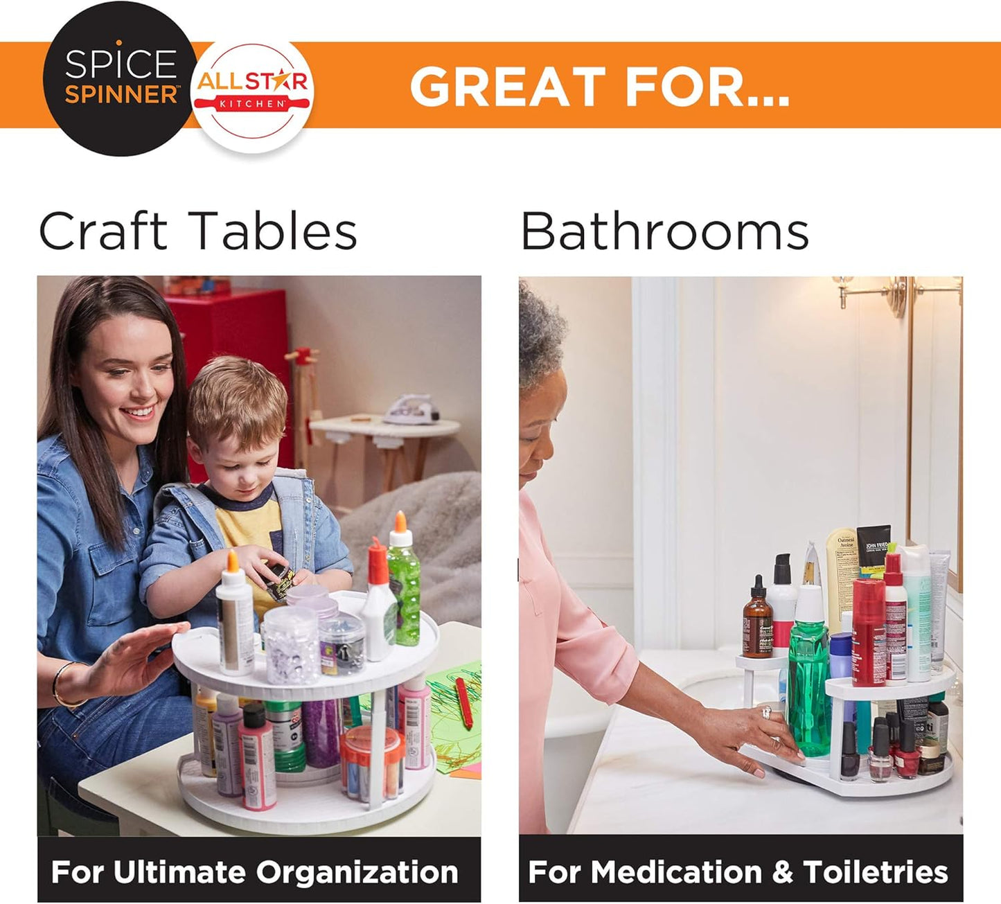 The Spice Spinner: Declutter Your Kitchen in Seconds, Find Every Spice in a Spin! š§