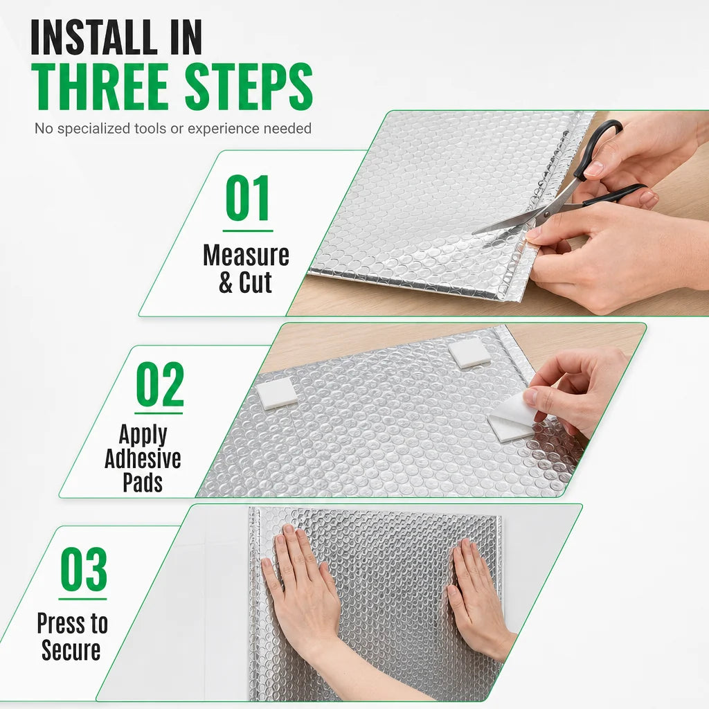 🔥 Radiator Reflective Insulation Panel – Improve Heat Efficiency & Reduce Heat Loss