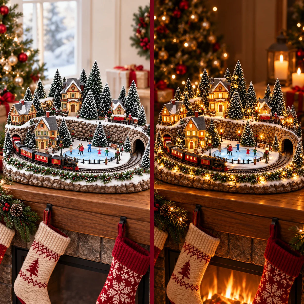 🎁Last Day 49% OFF🔥 Lighted & Animated Christmas Village Collection-✨