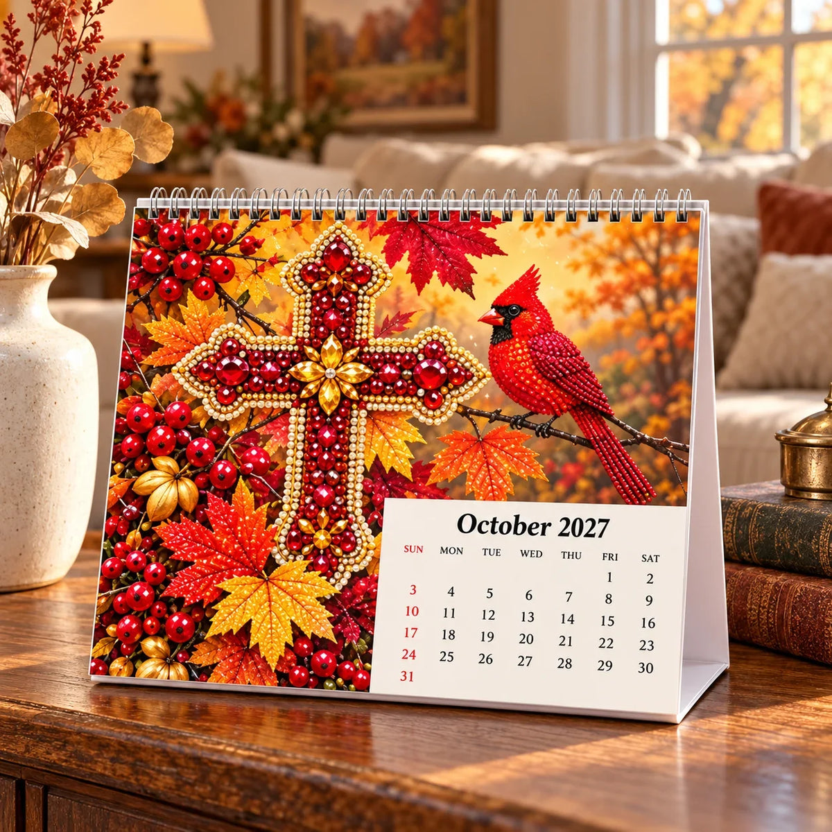 ✝️💎 2027 Faith & Blessings DIY Diamond Art Calendar Kit
