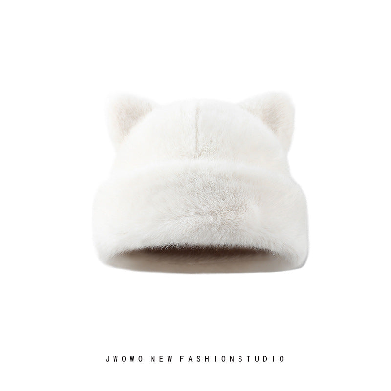 ✨🐱 Cat Ear Plush Winter Beanie🧶❄️