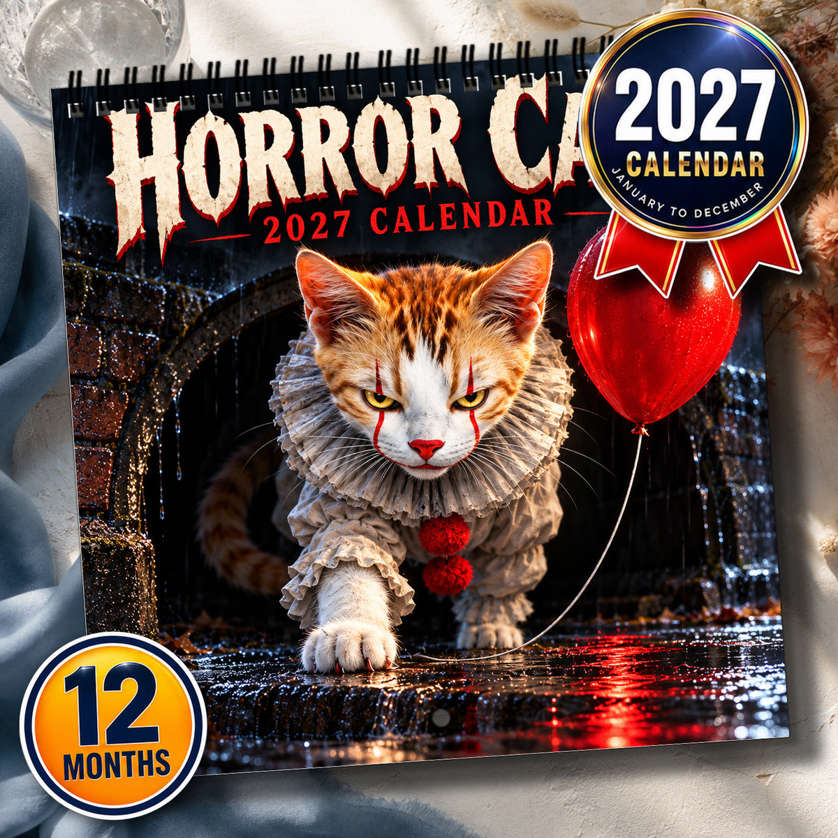 ✨Horror Cats 2027 Calendar