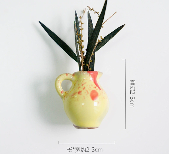 🌸 Mini Ceramics Vase Fridge Magnet