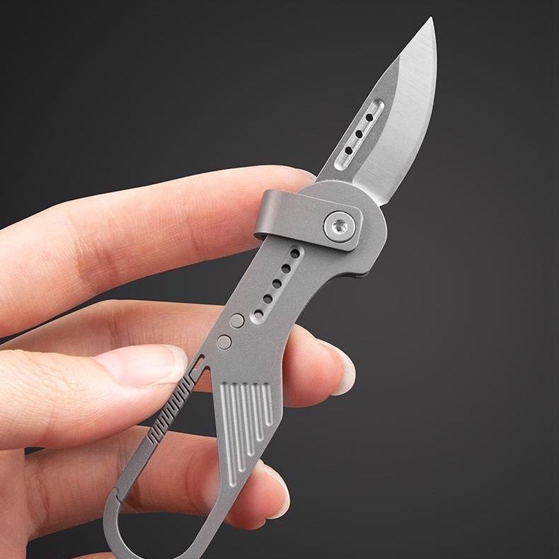 Titanium Alloy Keychain Knife