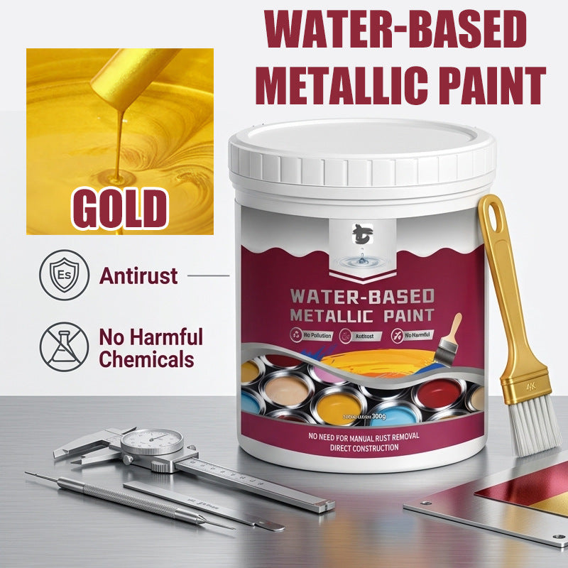 🔥Hot Sale 🔥 Rust Converter & Metallic Paint – Stops Rust, Ready to Paint🛡️
