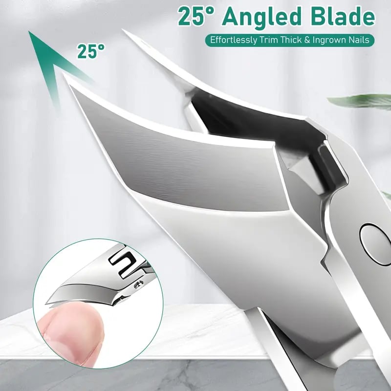 Eagle Beak Beveled Nail Clippers | Arthritis-Friendly & Thick Nail Relief π¦