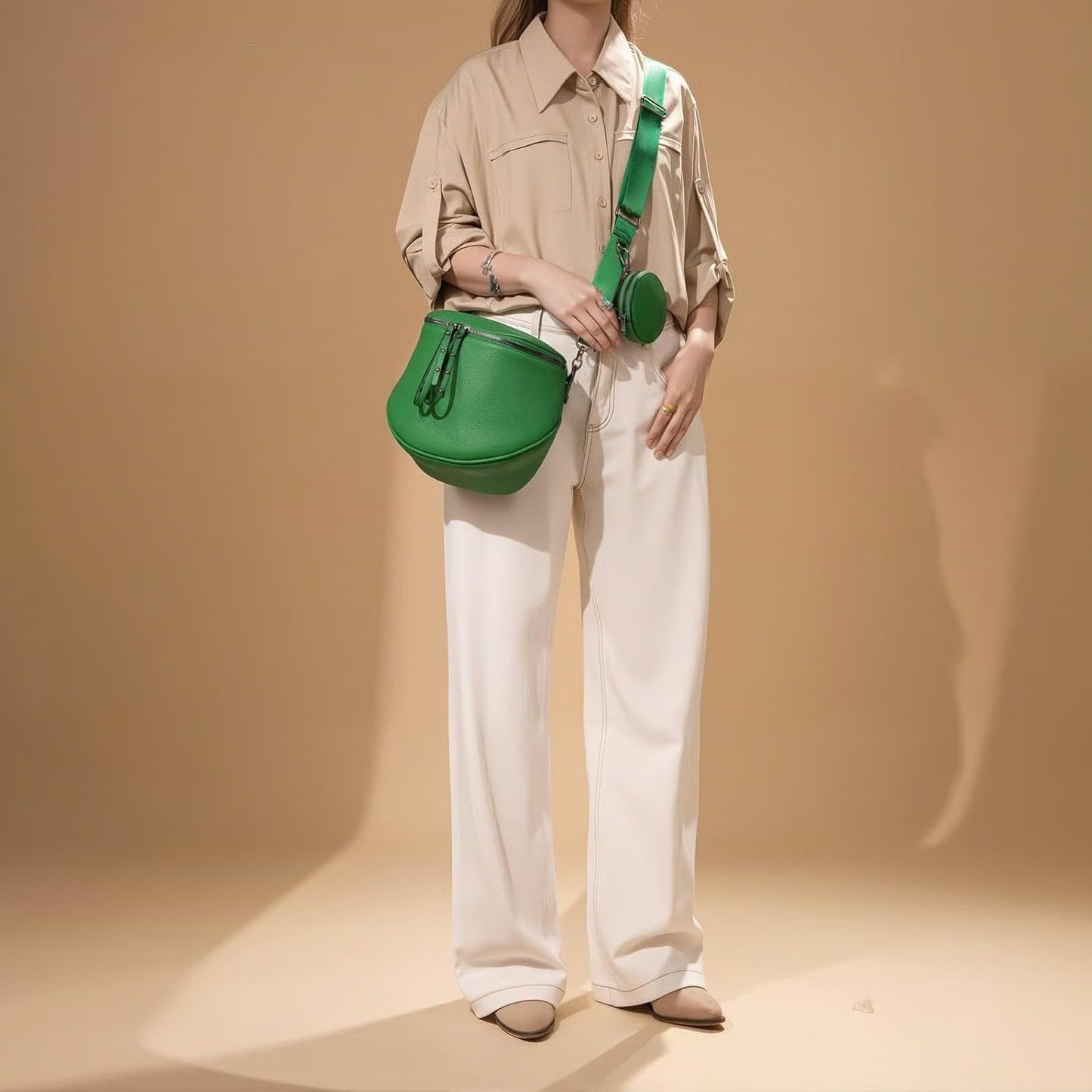 🍂2026 NEW Model👜 Large Fanny Pack Crossbody Sling Bags