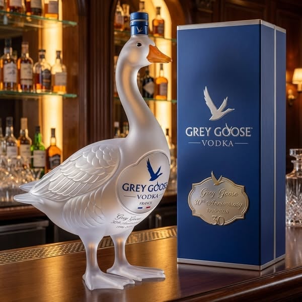 30th Anniversary 3D Sculpted Vodka Bottle(What you see is what you get)