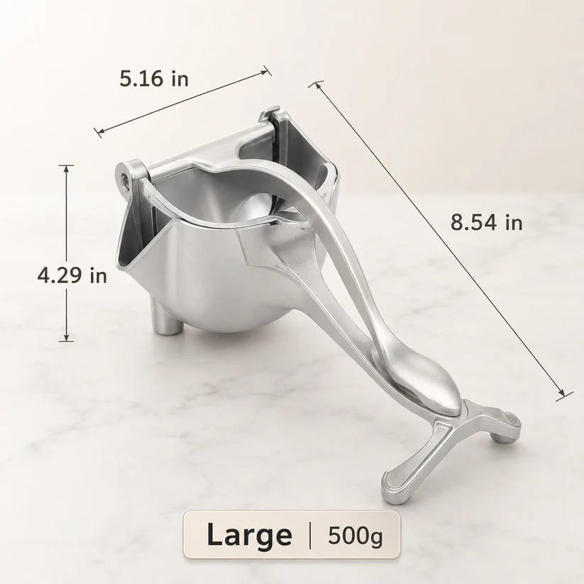 Zinc Alloy Stainless Steel Citrus Squeezer đđ Holds A Whole Lemon Or OrangeâNo More Slicing, Flipping, Or Mess â¨