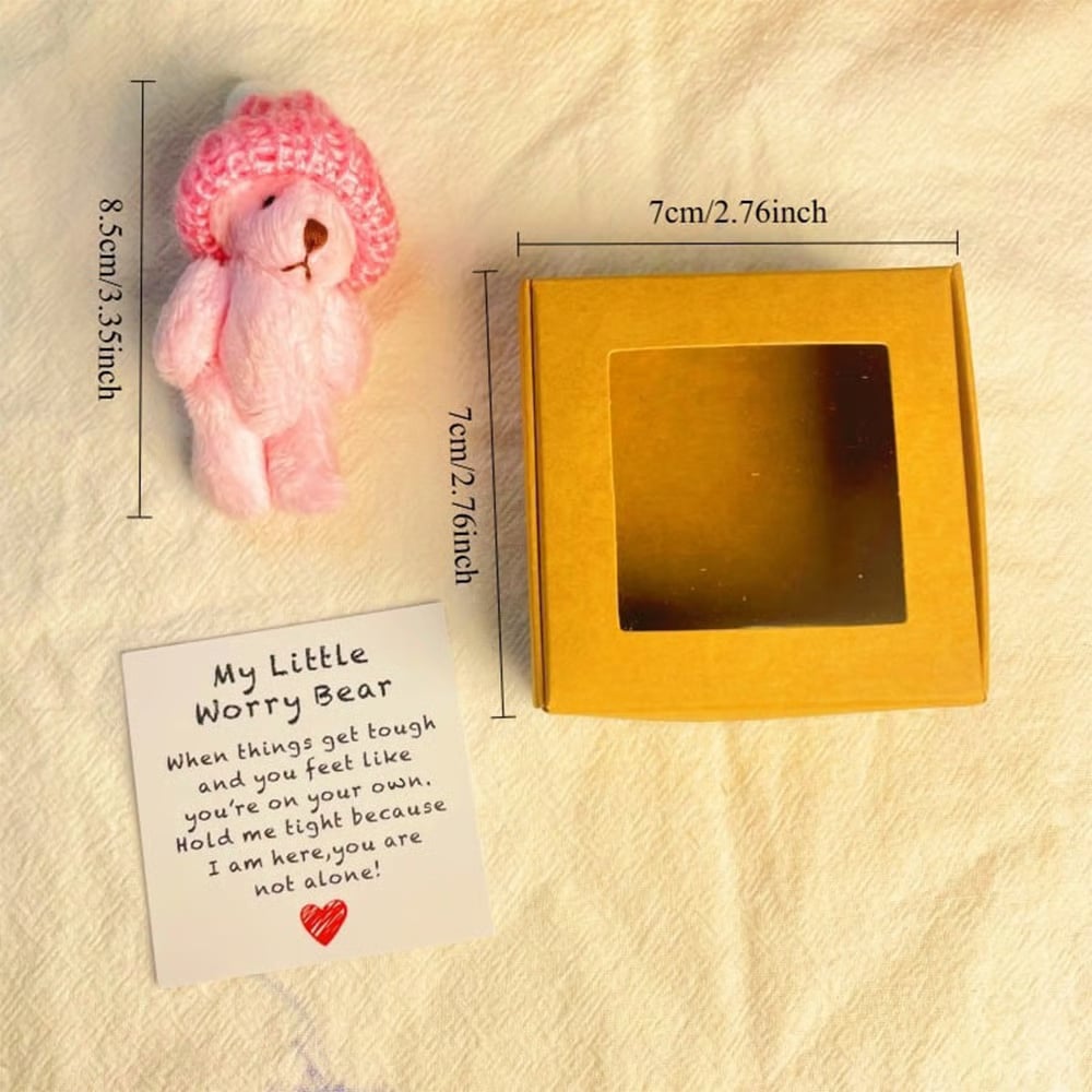 š šHandmade Mini Plush Teddy Bear in Box