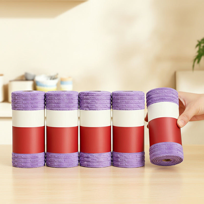 Reusable, Multi-Purpose Detachable Cleaning Cloth Roll