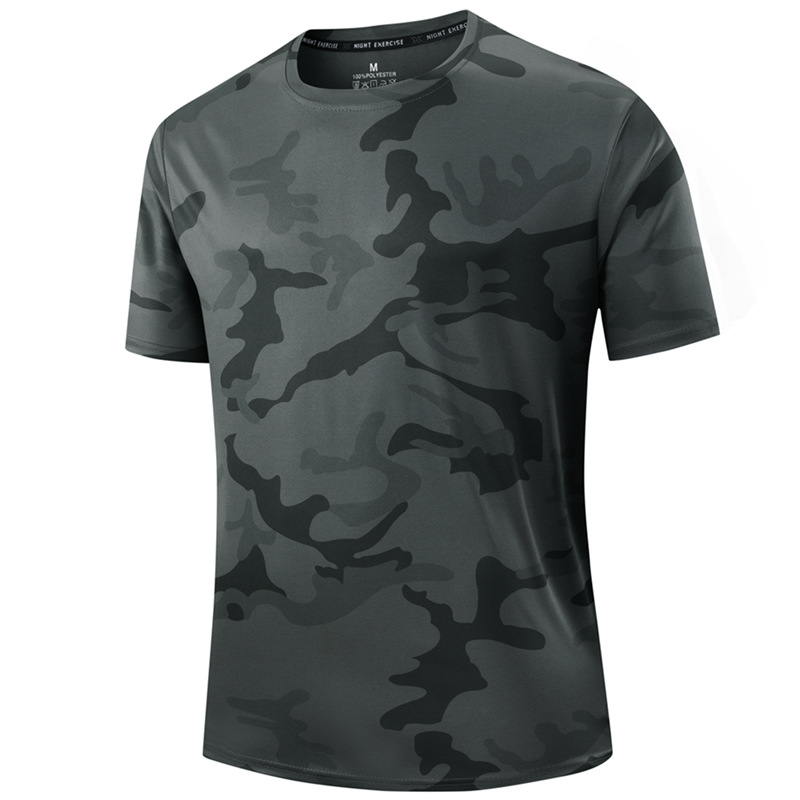 ðââïž Men's Quick Dry Camo Sports T-Shirt â Moisture Wicking & Active Fit â Train in Style ðª