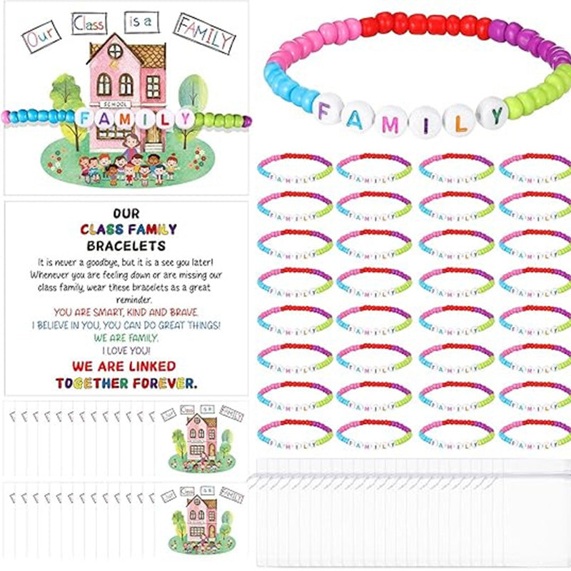 π§Άβ€οΈ Pack of 25 Welcome Bead Bracelets β Strengthen Classroom Friendship & Spread Warm Kindness! β¨