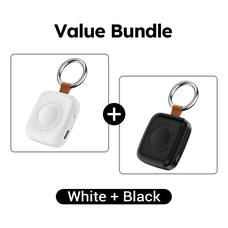 âđ Smartwatch power bank â wireless charger, 1200mAh, compact & stylish!
