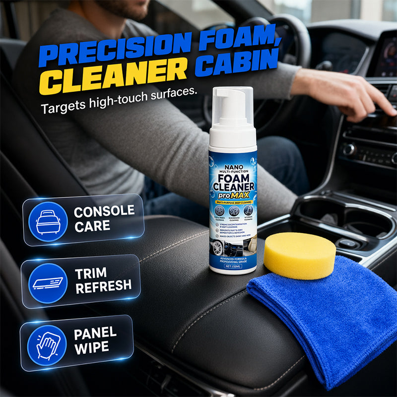 đŤ§đ Car Interior Cleaning Foam 150ml â Quick Care for Seats, Panels & Trim