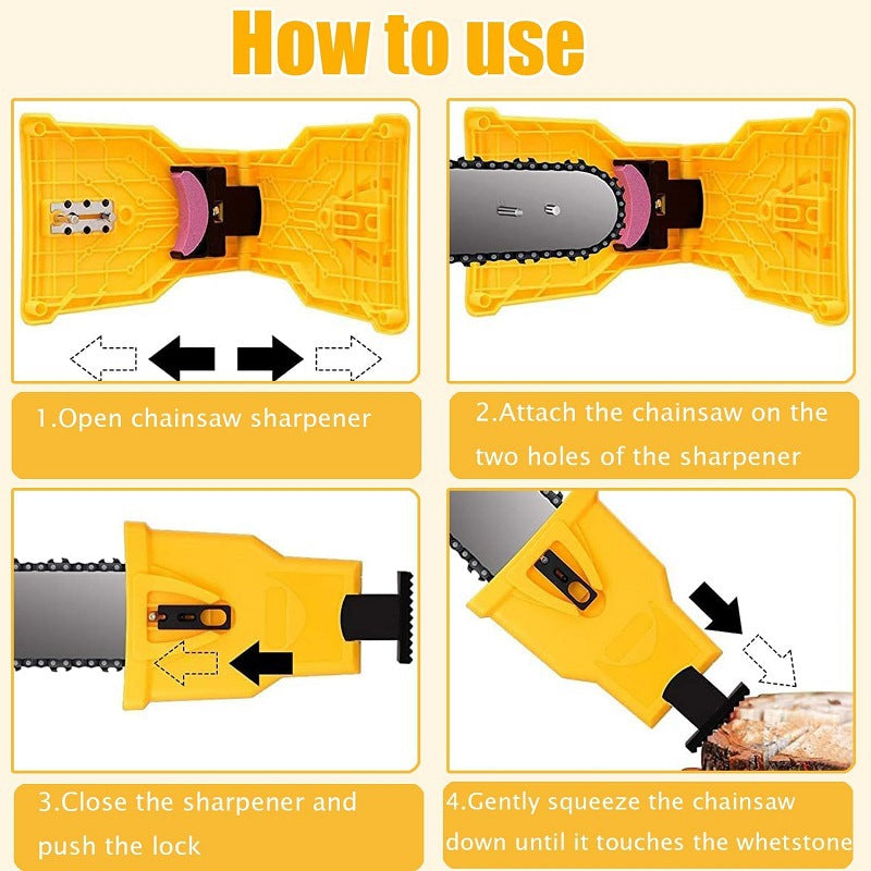 🪚Compact Chainsaw Sharpener – Fast and Accurate Maintenance for All Chainsaws