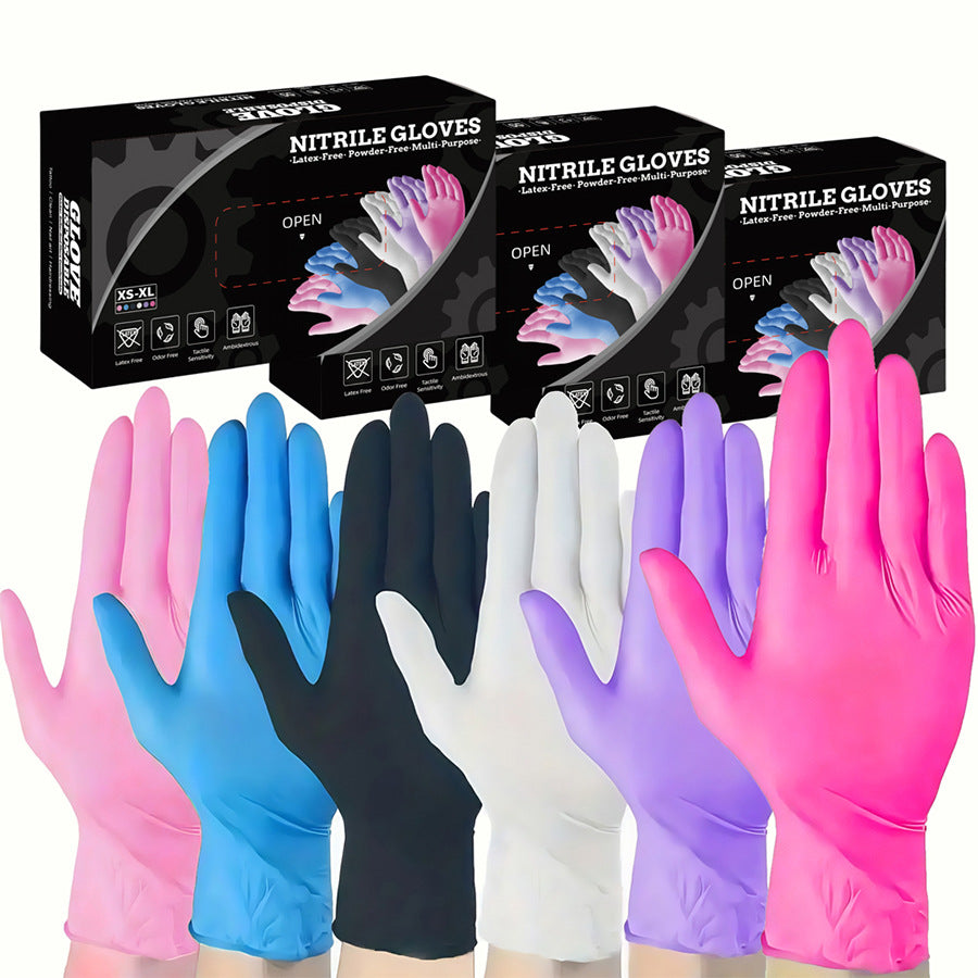 🔥 Heavy Duty Nitrile Gloves,6mil-50 Count