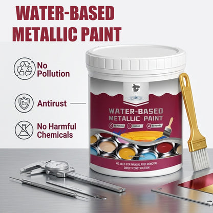 🔥Hot Sale 🔥 Rust Converter & Metallic Paint – Stops Rust, Ready to Paint🛡️