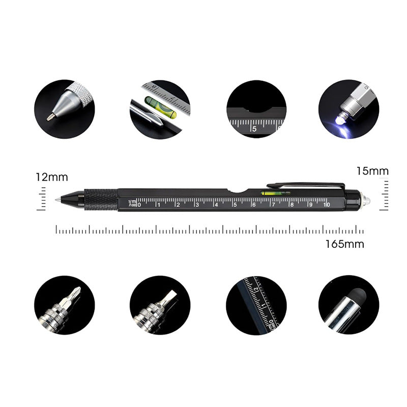 9-in-1 Multifunction Pen with LED Light