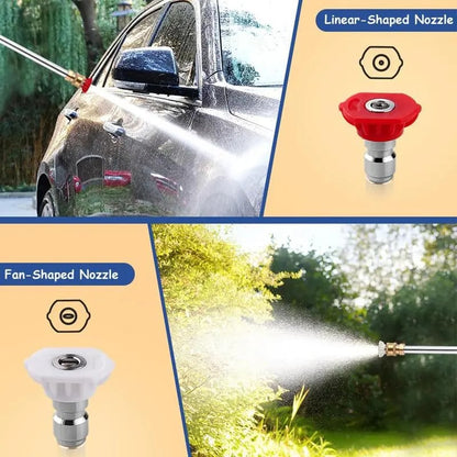 🔥LAST DAY 50% OFF - Jet Nozzle Power Washer for Garden Hose