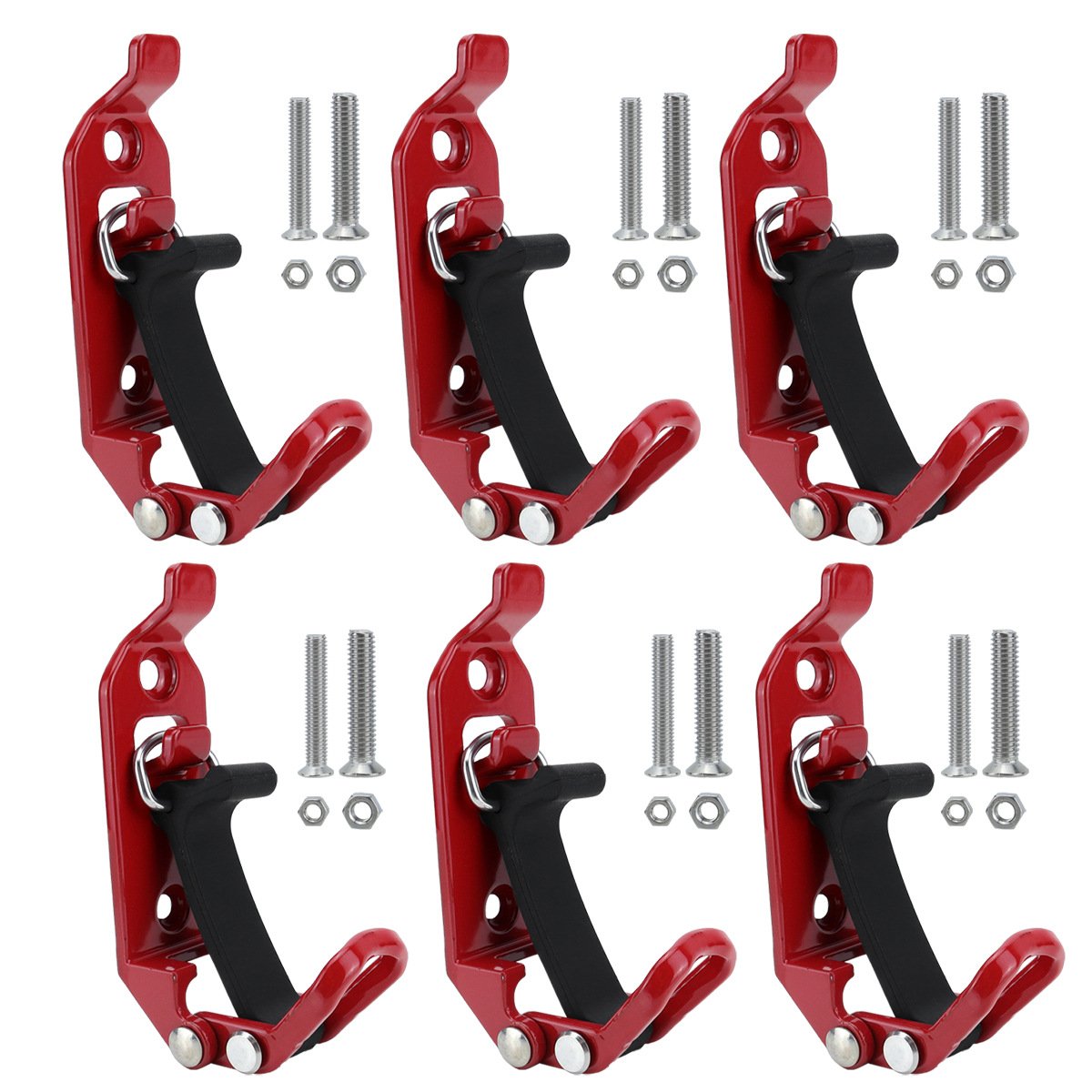 Heavy-Duty Rubber Tool Mount Clamps for Trucks & Garages