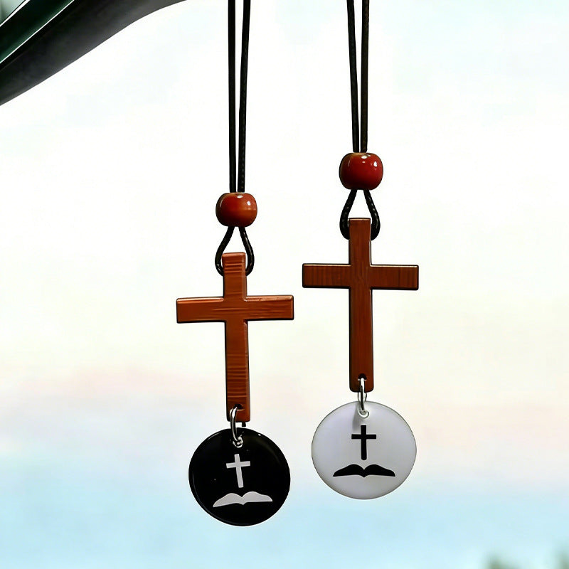 Daily Bible Verse Car Cross Charm