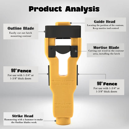 Professional Door Latch Installation Tool