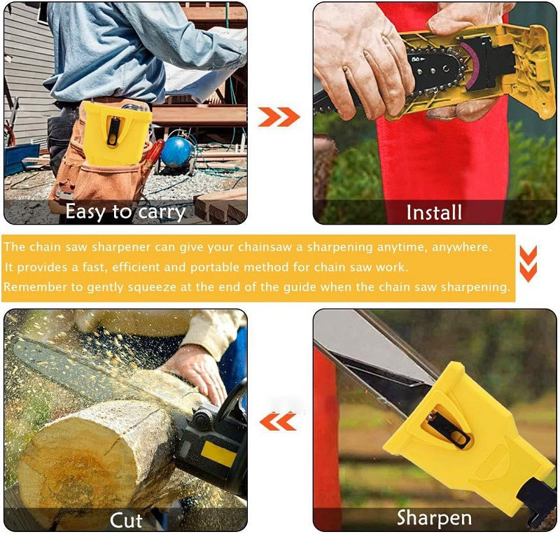 🪚Compact Chainsaw Sharpener – Fast and Accurate Maintenance for All Chainsaws