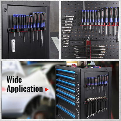 🔥LAST DAY 49% OFF - 🧲🛠️Magnetic Wrench and Screwdriver Organizer – Tool Organizer for Workshop & Garage