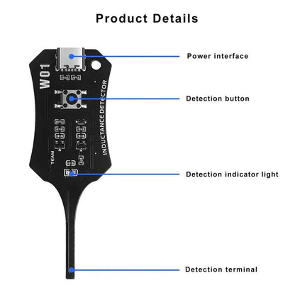 Type-C Inductance Tester Motherboard Coil Tester, Electronic Circuit Board Inductor Detector