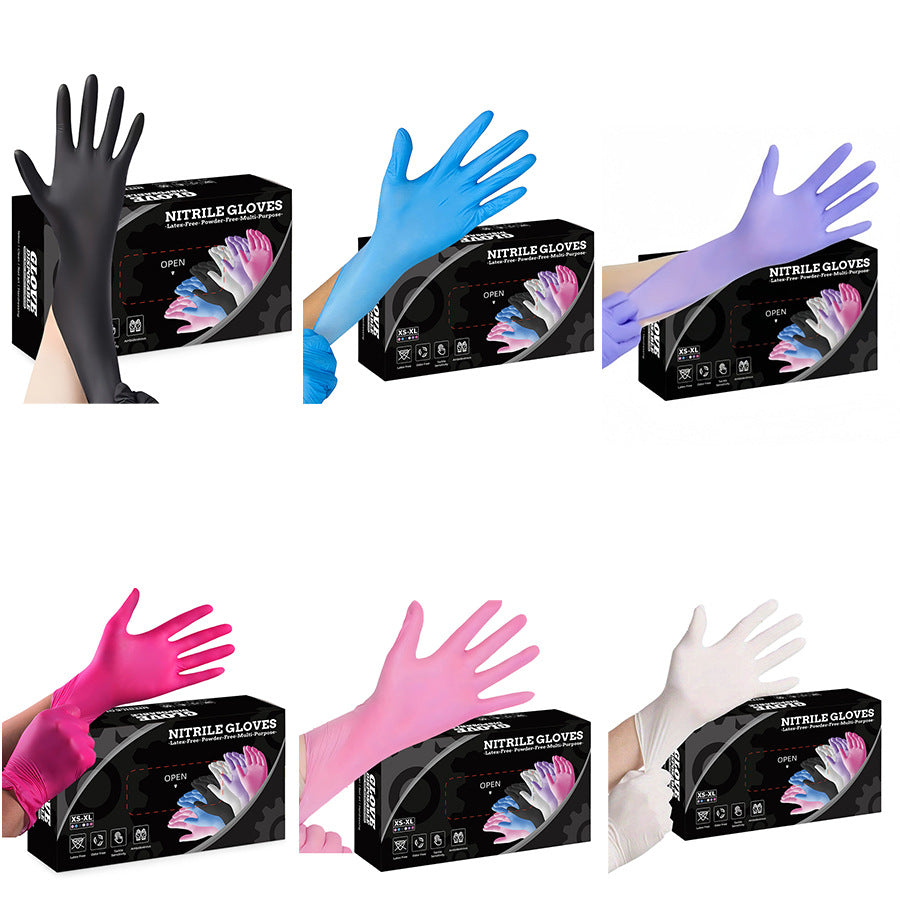 🔥 Heavy Duty Nitrile Gloves,6mil-50 Count