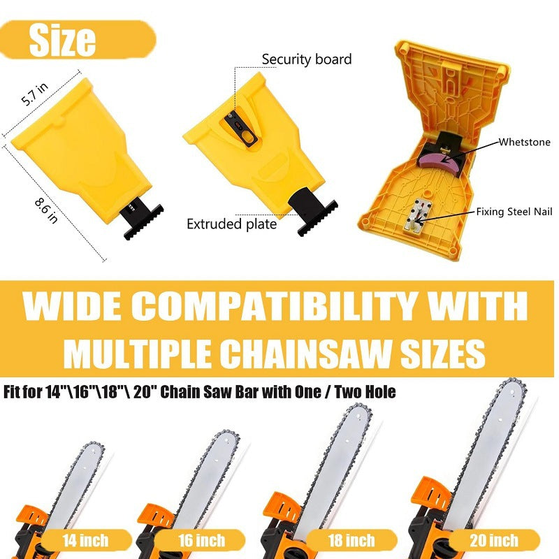 🪚Compact Chainsaw Sharpener – Fast and Accurate Maintenance for All Chainsaws