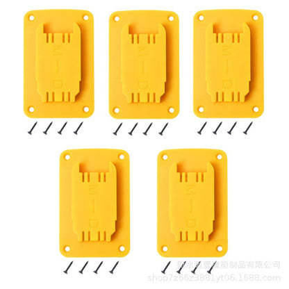 🔥Limited Edition, Only 100 Sets Left! - 5Packs Tool Holders for DeWalt 14.4V/18V/20V & Milwaukee  M1818V lithium batteries tool mounting base electric drill