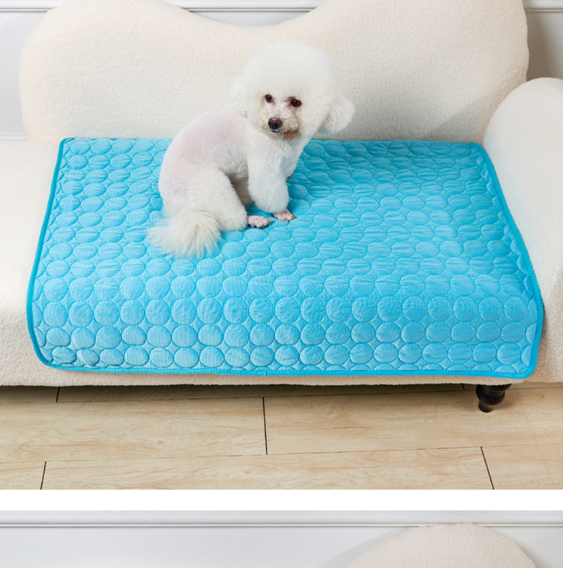 🐶🐱🐾 Cooling Pet Pad Multi‑Size – Breathable, Washable, Non‑Slip – Dog Bed, Sofa Cover, Car Seat Mat – Supports up to 80kg – 3 Colours Available
