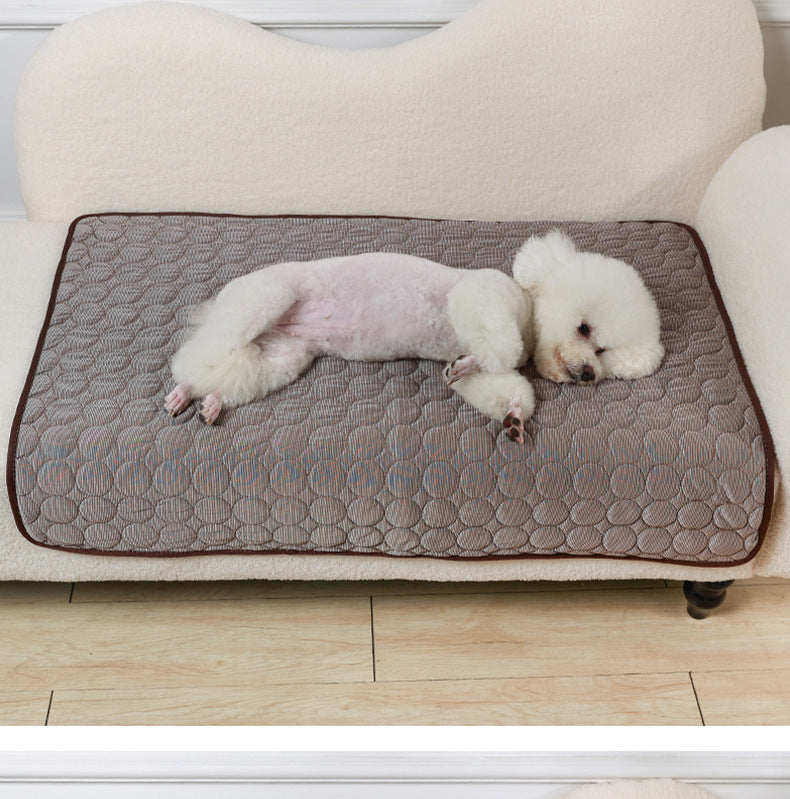 🐶🐱🐾 Cooling Pet Pad Multi‑Size – Breathable, Washable, Non‑Slip – Dog Bed, Sofa Cover, Car Seat Mat – Supports up to 80kg – 3 Colours Available