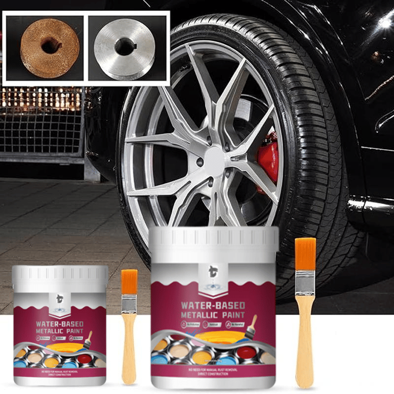 🔥Hot Sale 🔥 Rust Converter & Metallic Paint – Stops Rust, Ready to Paint🛡️