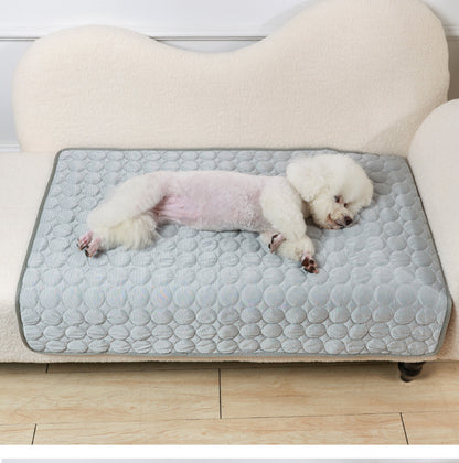 🐶🐱🐾 Cooling Pet Pad Multi‑Size – Breathable, Washable, Non‑Slip – Dog Bed, Sofa Cover, Car Seat Mat – Supports up to 80kg – 3 Colours Available