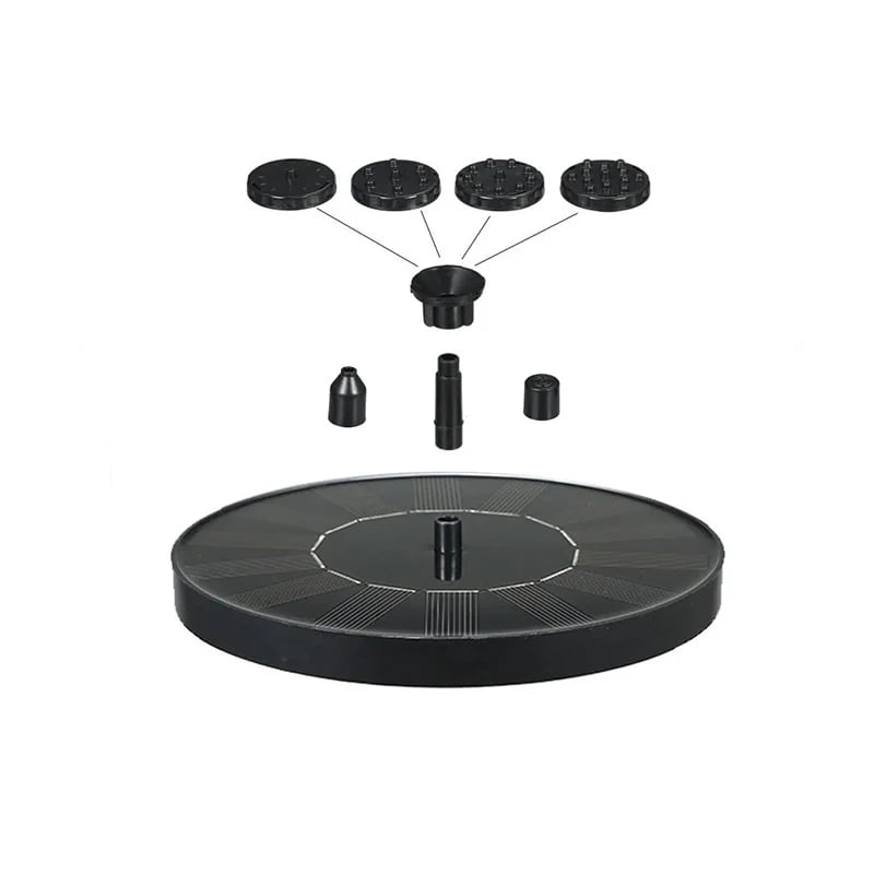 ☀Small solar fountain