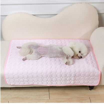 🐶🐱🐾 Cooling Pet Pad Multi‑Size – Breathable, Washable, Non‑Slip – Dog Bed, Sofa Cover, Car Seat Mat – Supports up to 80kg – 3 Colours Available