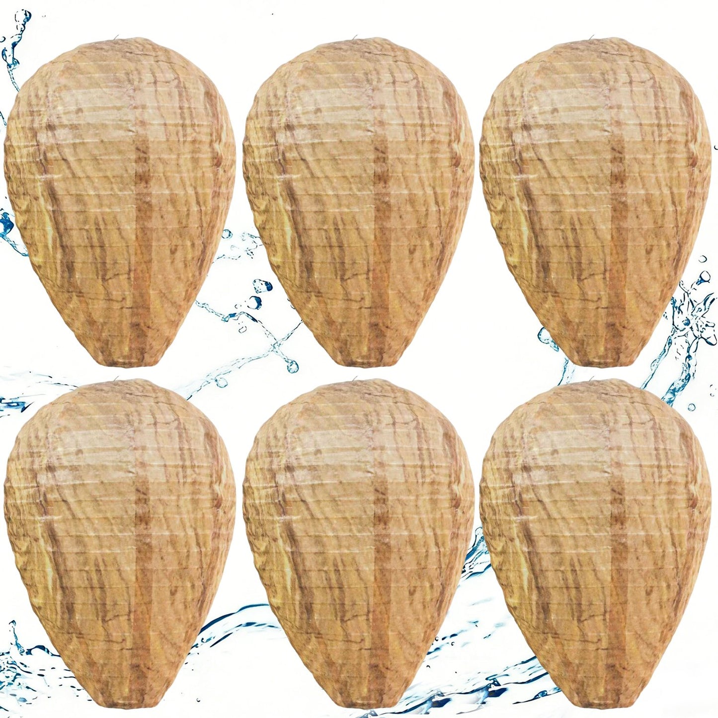 🐝Outdoor Hanging Fake Hornet Nest, Natural Wasp Repellent (8.6*11 inch)👍