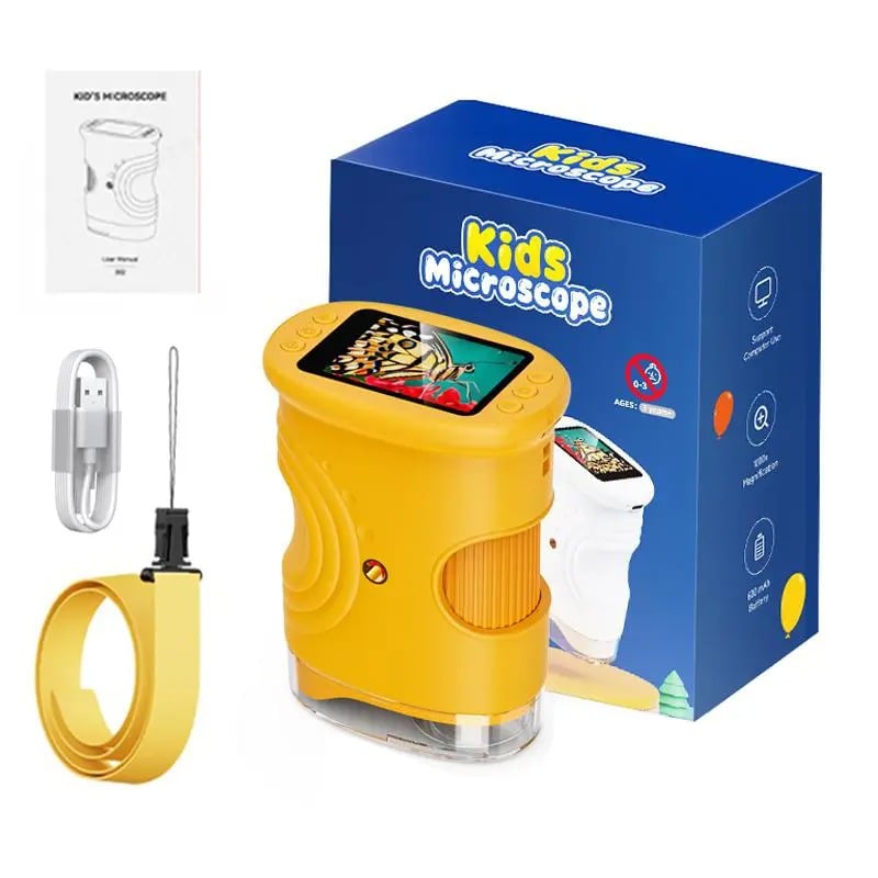 🔬 1000X Magic Eye: Kids' 2-in-1 Handheld Microscope & HD Camera 📸