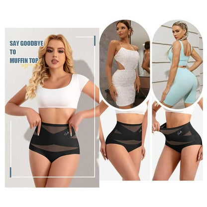 🔥🔥High Waisted Underwear Full Coverage Compression Briefs Panties All-Day Comfort
