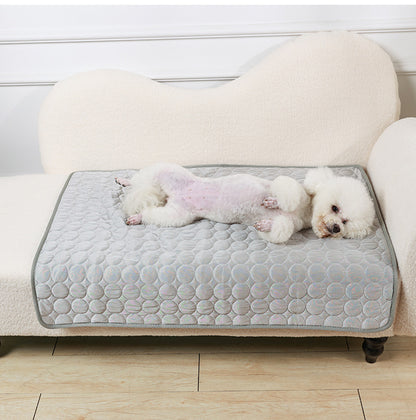 🐶🐱🐾 Cooling Pet Pad Multi‑Size – Breathable, Washable, Non‑Slip – Dog Bed, Sofa Cover, Car Seat Mat – Supports up to 80kg – 3 Colours Available