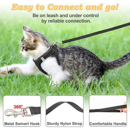 Escape-Proof Soft Mesh Harness