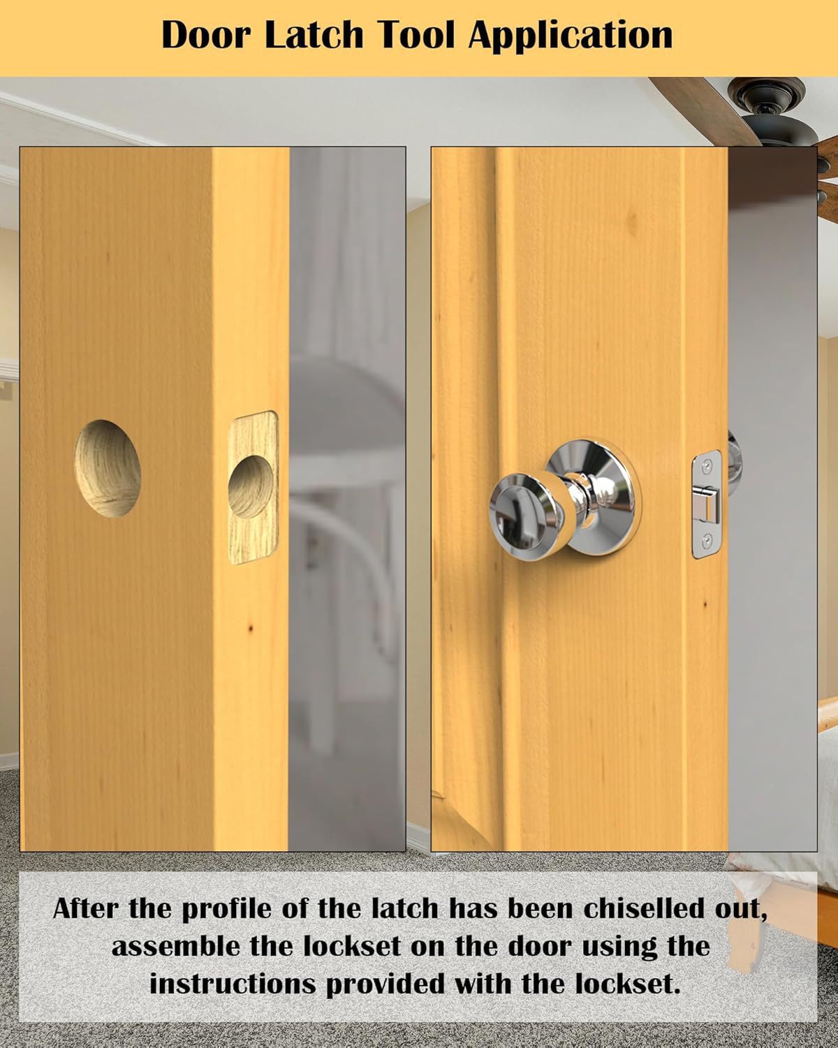 Professional Door Latch Installation Tool